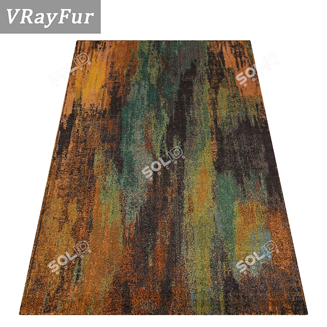 High-Quality Carpet Set 3D model image 2