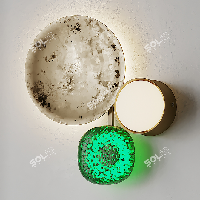 Glamorous GIOIELLI 03 Wall Sconce 3D model image 1