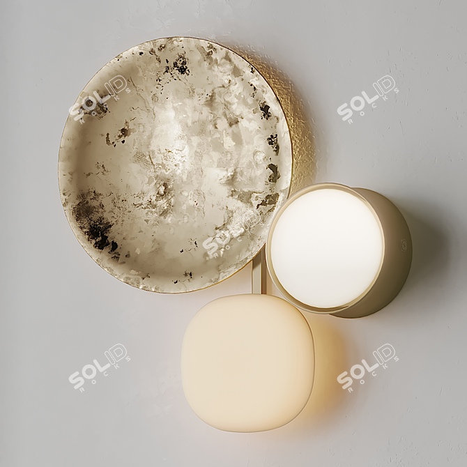 Glamorous GIOIELLI 03 Wall Sconce 3D model image 2