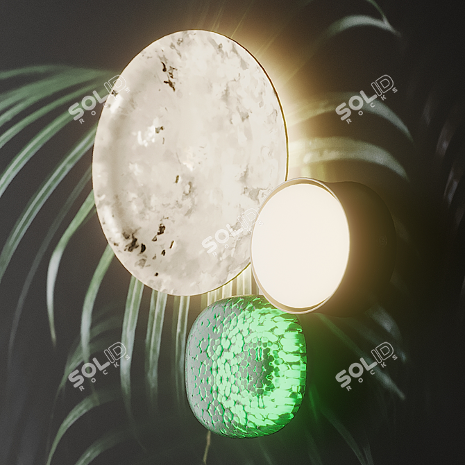 Glamorous GIOIELLI 03 Wall Sconce 3D model image 3