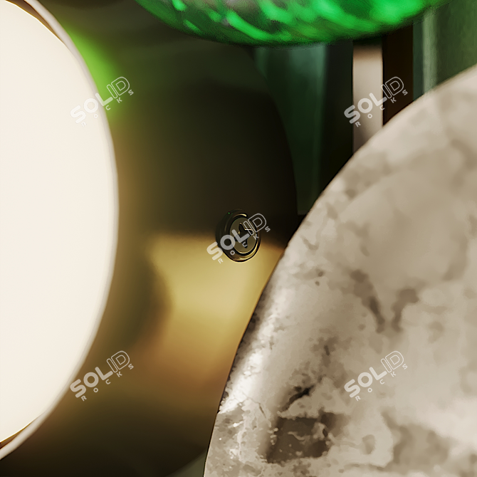 Glamorous GIOIELLI 03 Wall Sconce 3D model image 5