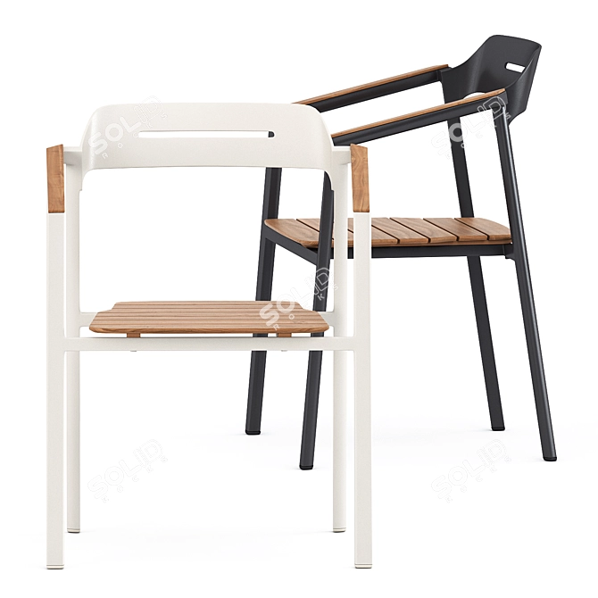 Stylish ICON Armchair: Perfect Blend of Comfort and Elegance 3D model image 2