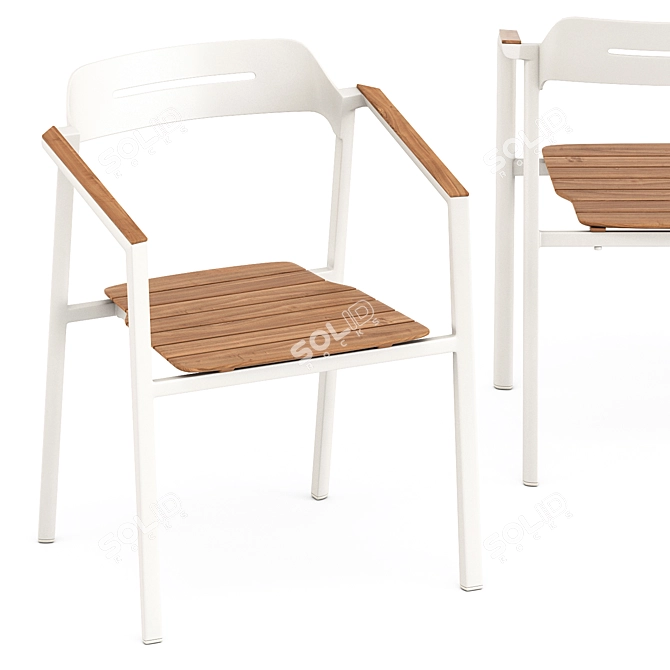 Stylish ICON Armchair: Perfect Blend of Comfort and Elegance 3D model image 4