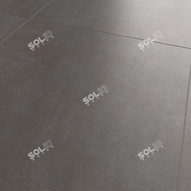 Denver Dark Gray Floor Tile | Concrete Texture | 600x600x8mm 3D model image 3