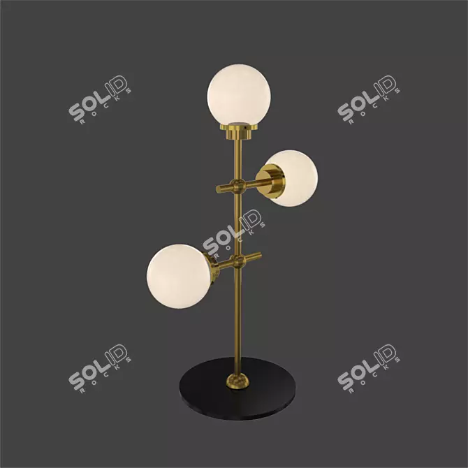 Elegant 2508 Table Lamp: Modern Design 3D model image 1