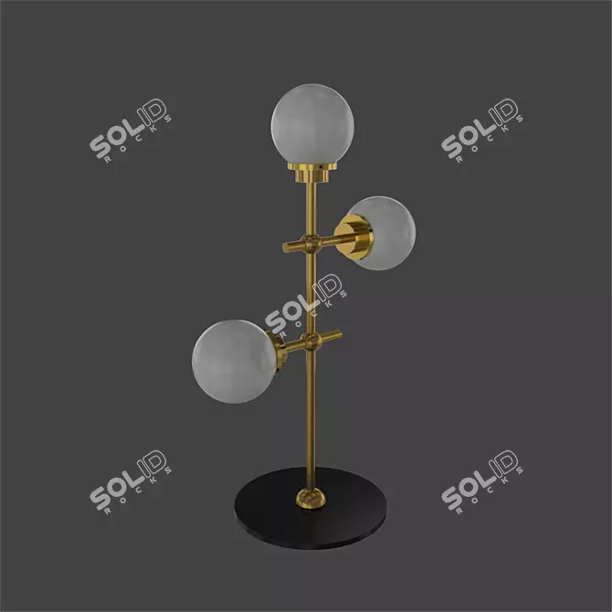 Elegant 2508 Table Lamp: Modern Design 3D model image 2