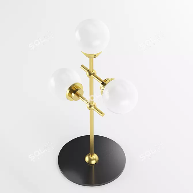 Elegant 2508 Table Lamp: Modern Design 3D model image 4