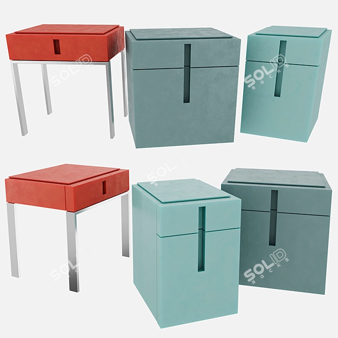 Versatile Storage Solution 3D model image 1