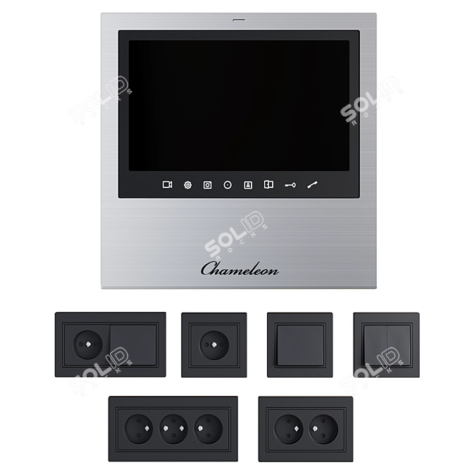 Chameleon S11: Advanced Video Intercom 3D model image 1