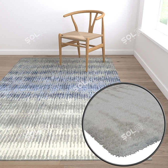 Luxury Carpets Set 1314 | High-Quality Textures 3D model image 5