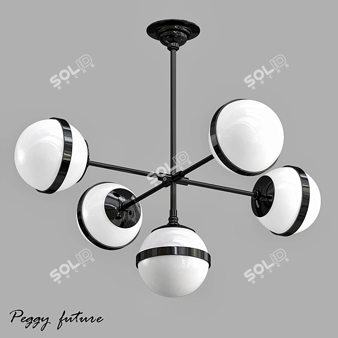  Futuristic Peggy 3D Model 3D model image 1