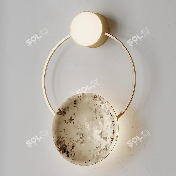 Elegant GIOIELLI 01 Wall Sconce 3D model image 1