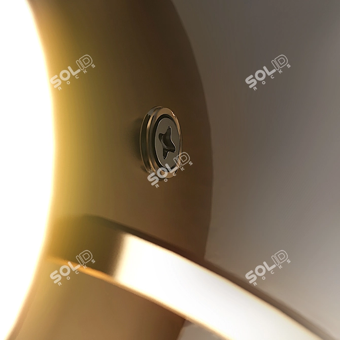Elegant GIOIELLI 01 Wall Sconce 3D model image 2
