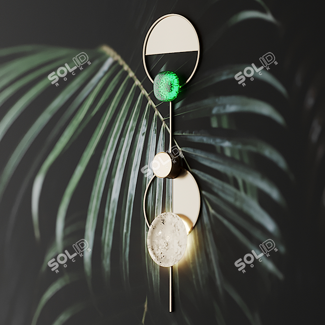 Elegant Gioielli 04 Wall Sconce 3D model image 2