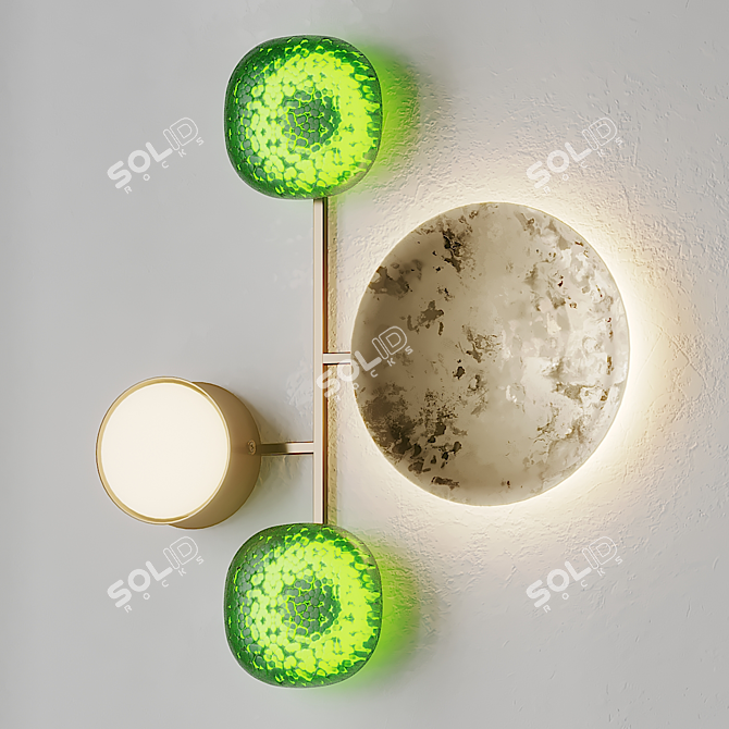 GIOIELLI 06 Wall Sconce: Elegant Illumination 3D model image 1