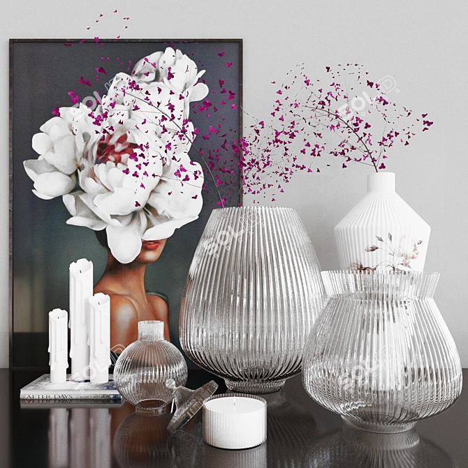 Elegant Decor Set: Vray + Corona Render 3D model image 6