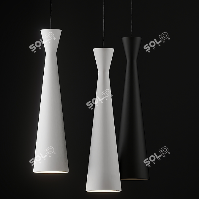 Windsor Pendant Light: Timelessly Elegant 3D model image 1