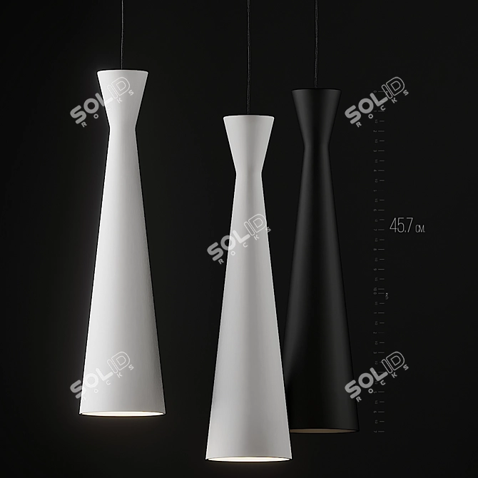 Windsor Pendant Light: Timelessly Elegant 3D model image 5