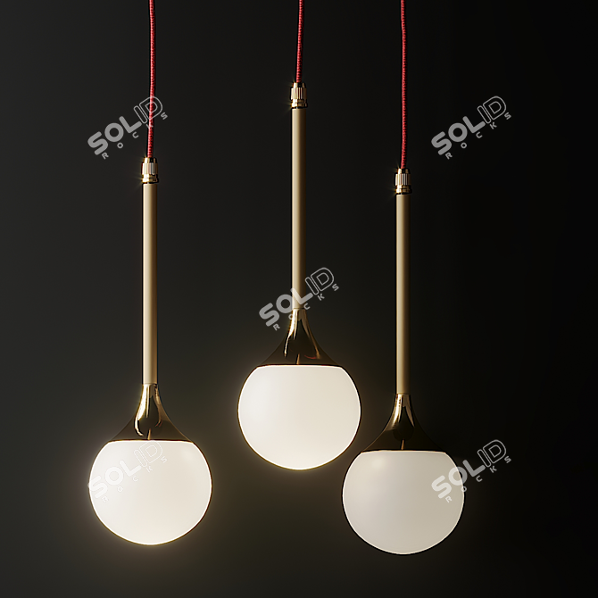 Modern Pendant Lights for a Stylish Touch 3D model image 2