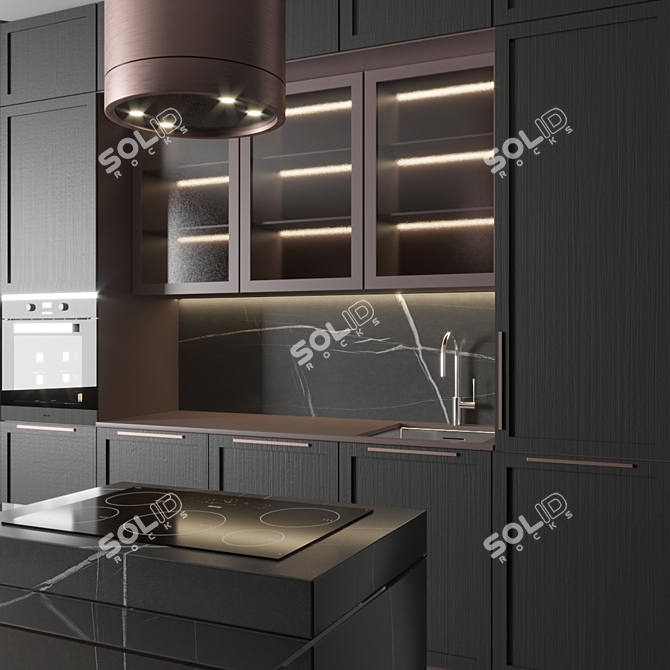 Kitchen No.2 - Modern, Functional Design 3D model image 2