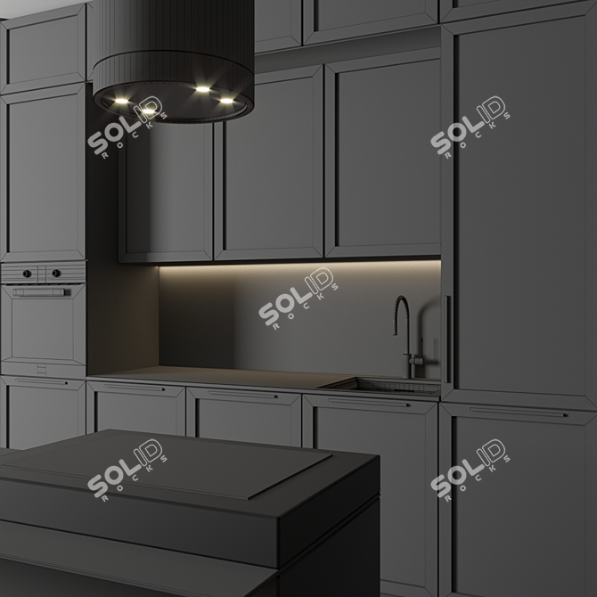 Kitchen No.2 - Modern, Functional Design 3D model image 4
