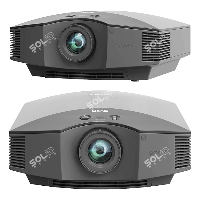 Sony VPL HW65 Projector: Superior Image Quality 3D model image 2