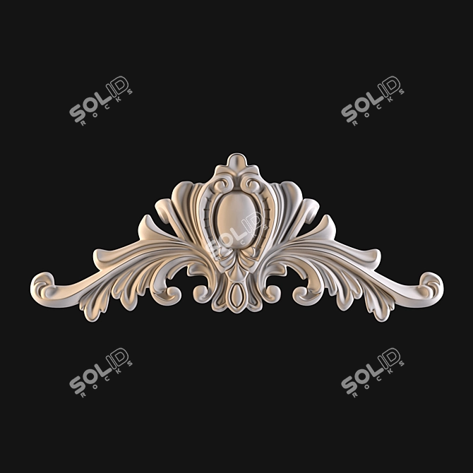 Elegant Ornament Decoration 3D model image 1