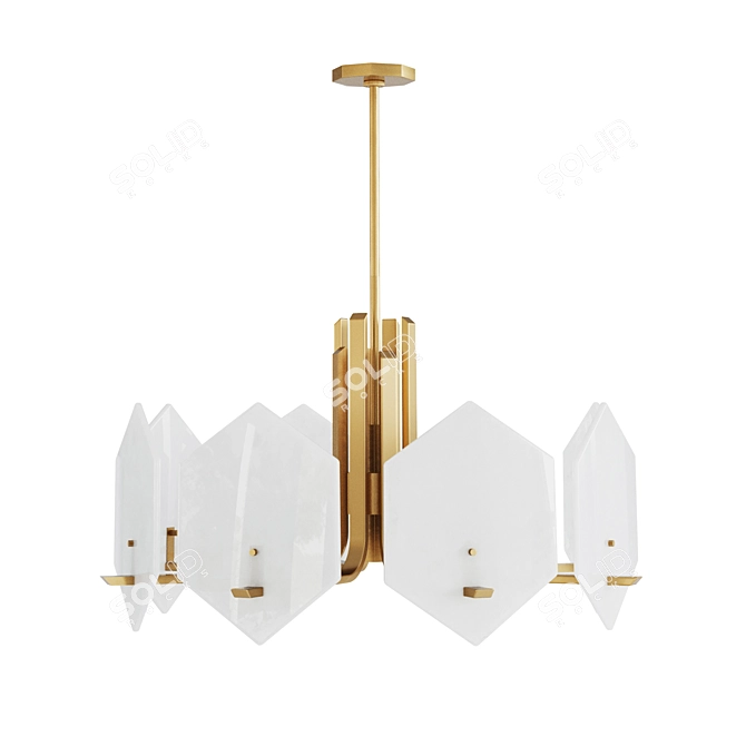 Elegant Dream Chandelier 3D model image 1