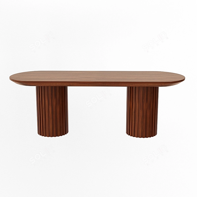 Moderna Dining Table - 220x90x75 cm 3D model image 2