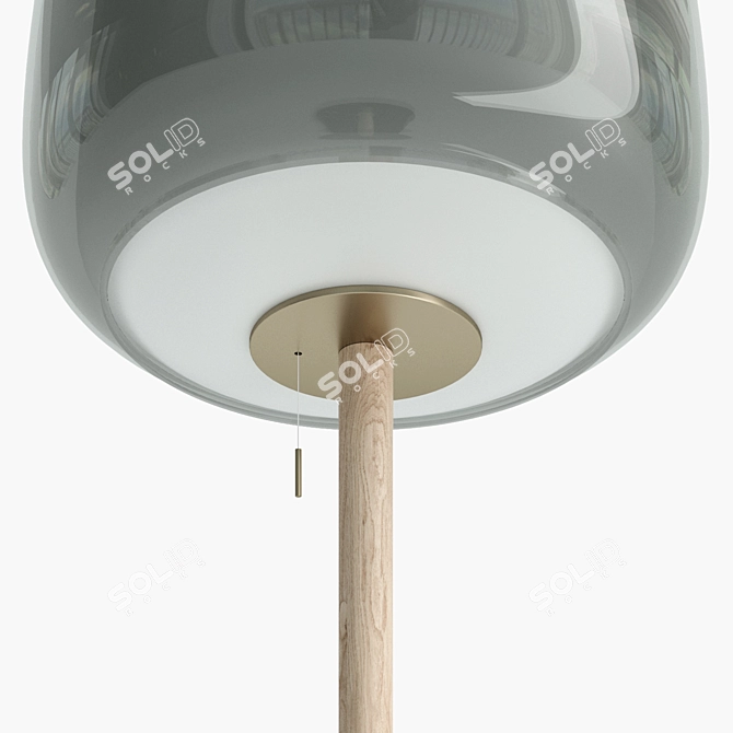 Elegant Evedal Floor Lamp 3D model image 2