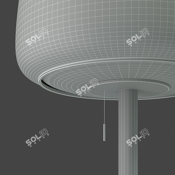 Elegant Evedal Floor Lamp 3D model image 4