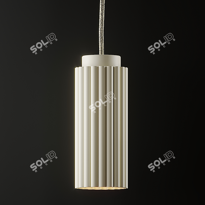 Stylish Donna Mini Pendant 3D model image 2