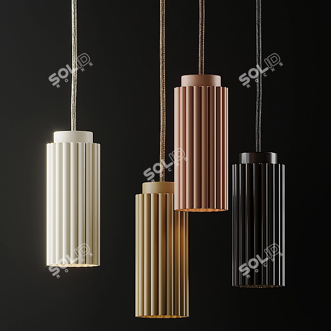 Stylish Donna Mini Pendant 3D model image 6