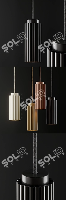 Stylish Donna Mini Pendant 3D model image 7