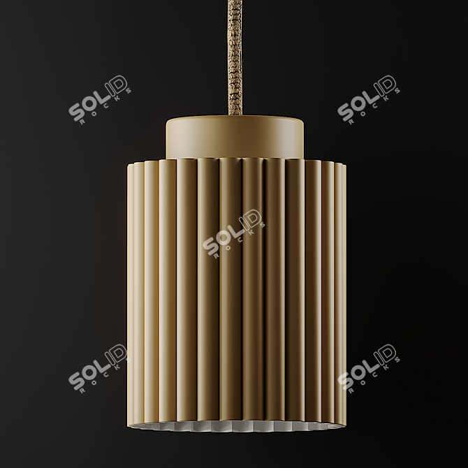 Elegant Donna 18 Pendant 3D model image 2