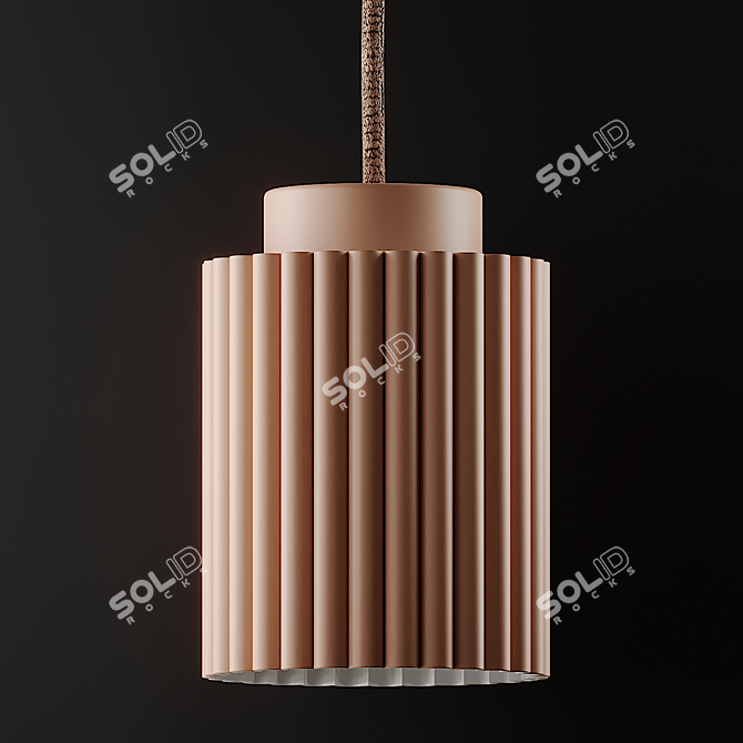 Elegant Donna 18 Pendant 3D model image 3