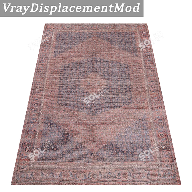 Title: Luxury Carpet Set: High-Quality Textures-3 Variants 3D model image 3