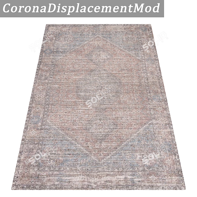 Title: Luxury Carpet Set: High-Quality Textures-3 Variants 3D model image 4
