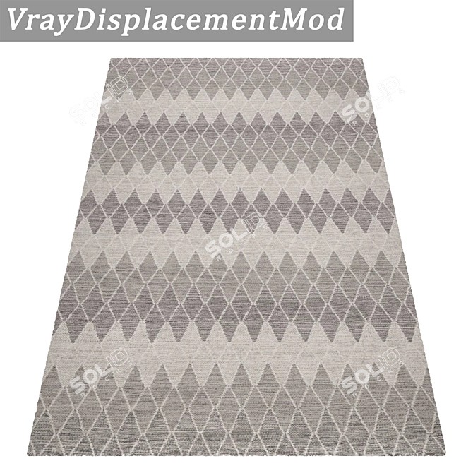 Luxury Carpet Set: Textured & Versatile 3D model image 3