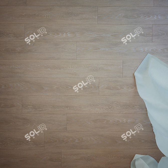 Mansonia Oak Flooring: High Quality Texture & 3D Models 3D model image 2