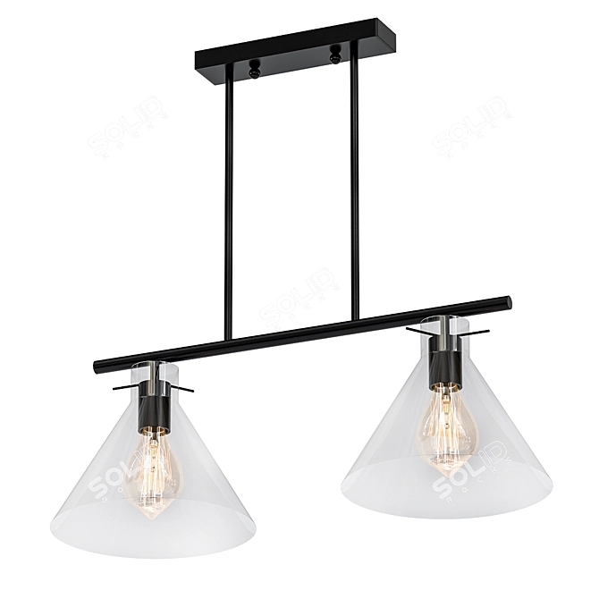 Smouk Loft Design Pendant Light 3D model image 1