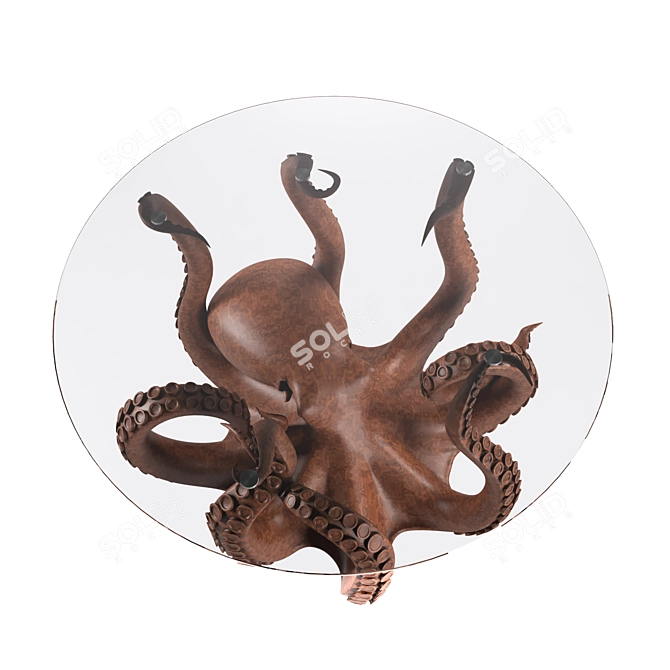 Oceanic Octopus Coffee Table 3D model image 3