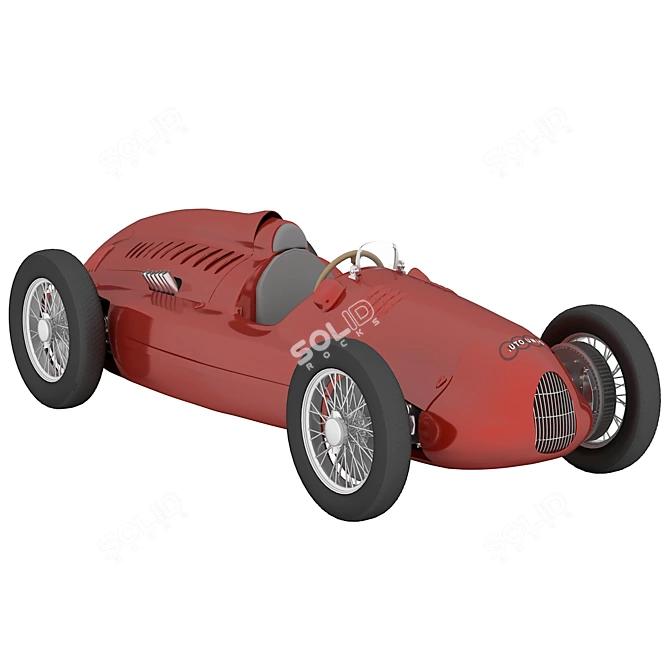 Classic Beauty: AUDI Auto Union 3D model image 1