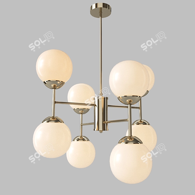 Elegant Luminaire: WUNDERLICHT 25310 3D model image 2