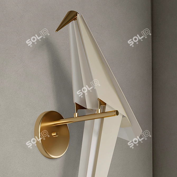 Modern Wall Lamp Model 1421 3D model image 4