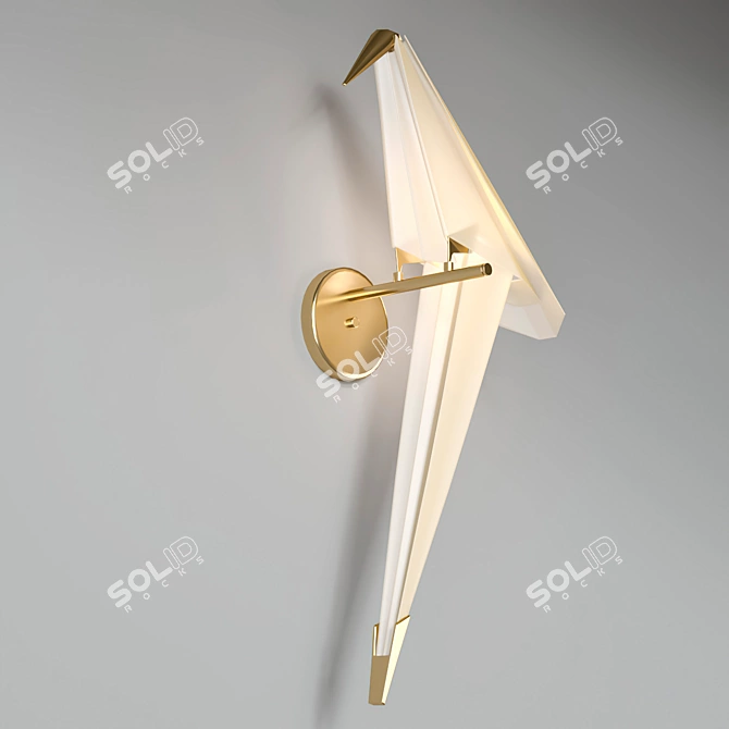 Modern Wall Lamp Model 1421 3D model image 5