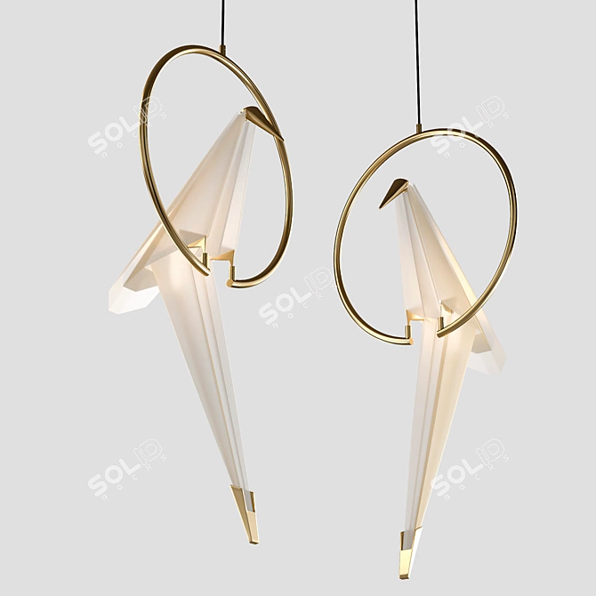 Elegant Grace 1121 (OM) Chandelier 3D model image 1