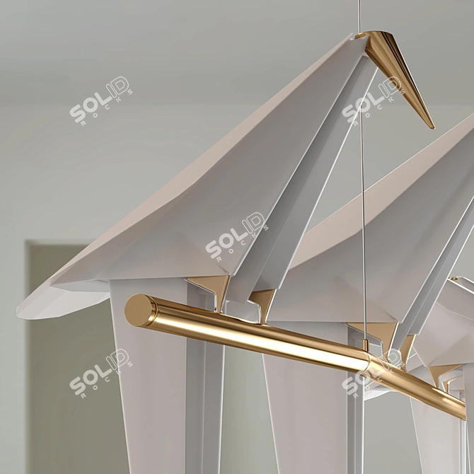 Sleek 120x130cm Flair Model 3D model image 5