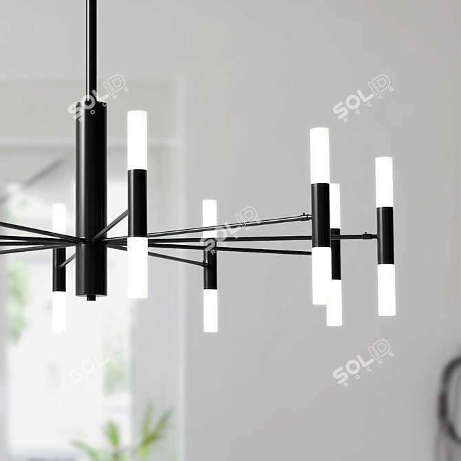 Elegant Grace 1132 (OM) Chandelier 3D model image 4