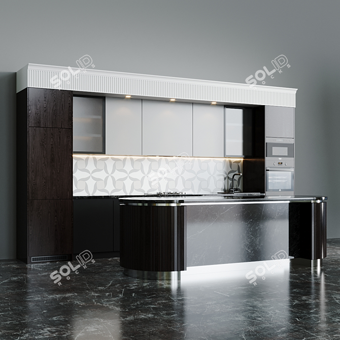 Complete Kitchen Appliance Set 3D model image 2